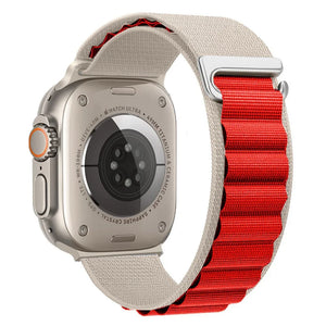 Alpine Loop Band For Apple Watch - 9 Starlight red-38mm 40mm 41mm-Insta Straps