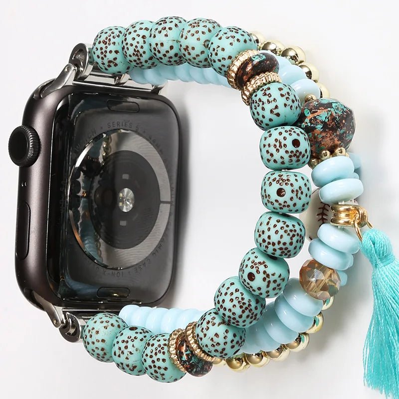 Bohemian Beads Strap For Apple Watch-Boho1 - 10-49mm 45mm 44mm 42mm-Insta Straps