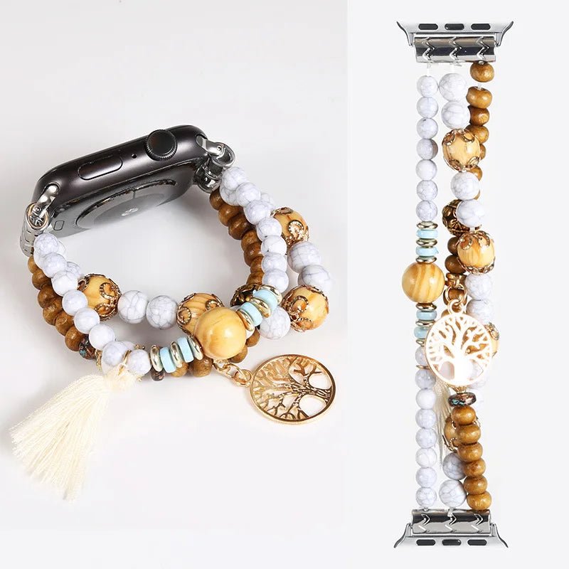 Bohemian Beads Strap For Apple Watch-Boho1 - 25-49mm 45mm 44mm 42mm-Insta Straps
