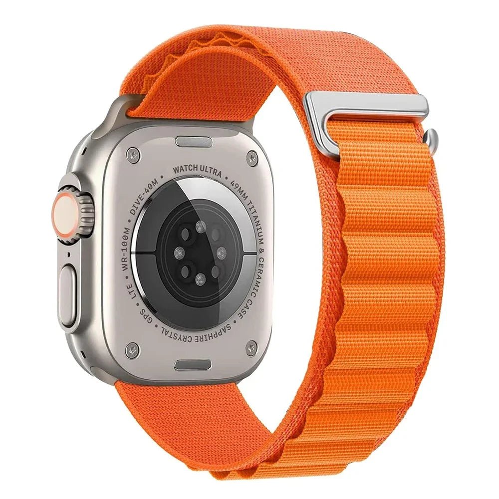 Alpine Loop Band For Apple Watch - 5 Orange-Ultra 49mm-Insta Straps