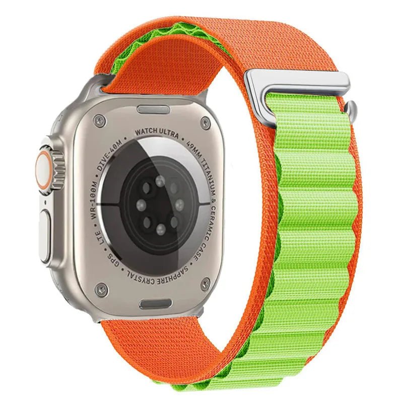 Alpine Loop Band For Apple Watch - 16 Green shiny-42mm 44mm 45mm-Insta Straps