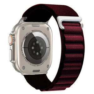 Alpine Loop Band For Apple Watch - 29 Wine red-Ultra 49mm-Insta Straps