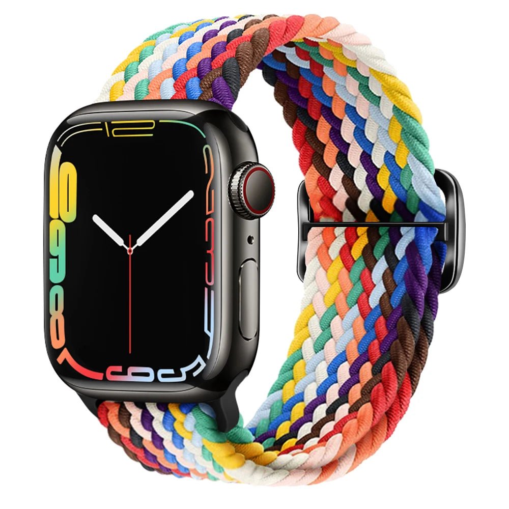 Braided Solo Loop For Apple watch band - Official colorful-38mm or 40mm 41mm-Insta Straps