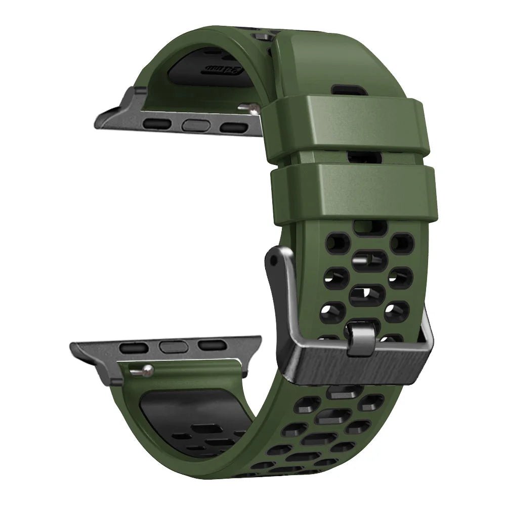 NEW Silicone strap For Apple Watch - dark army green-Ultra 49mm-Insta Straps